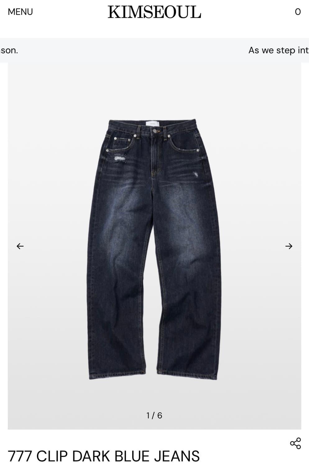 킴서울 777clip dark blue M 상품이미지1