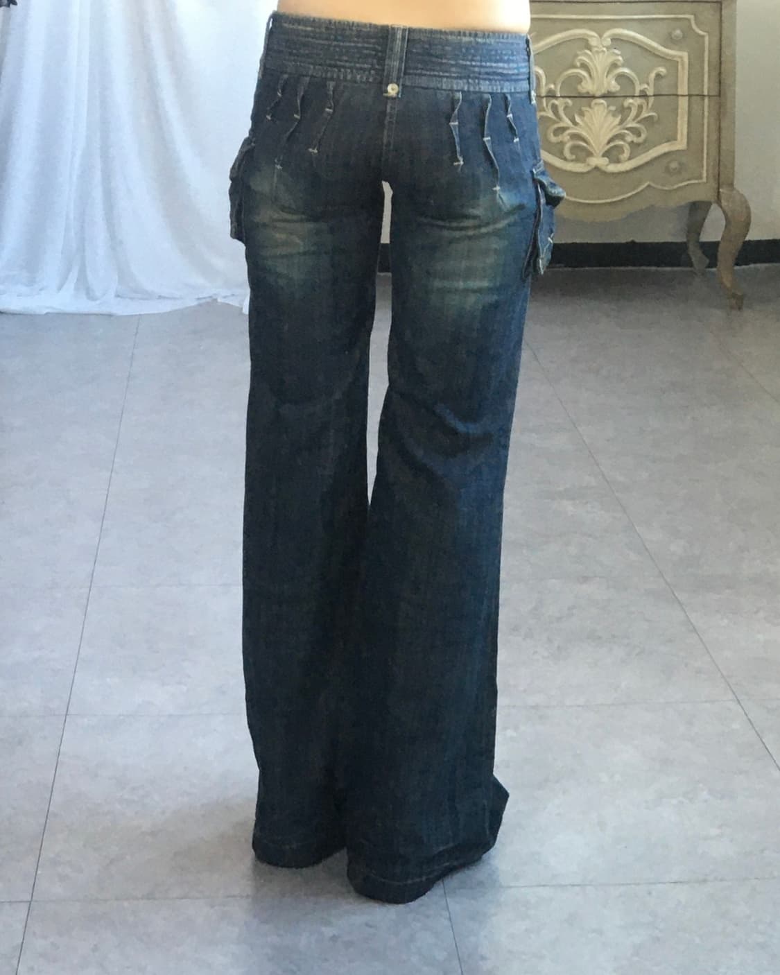 Multi pocket point washing denim pants 상품이미지7