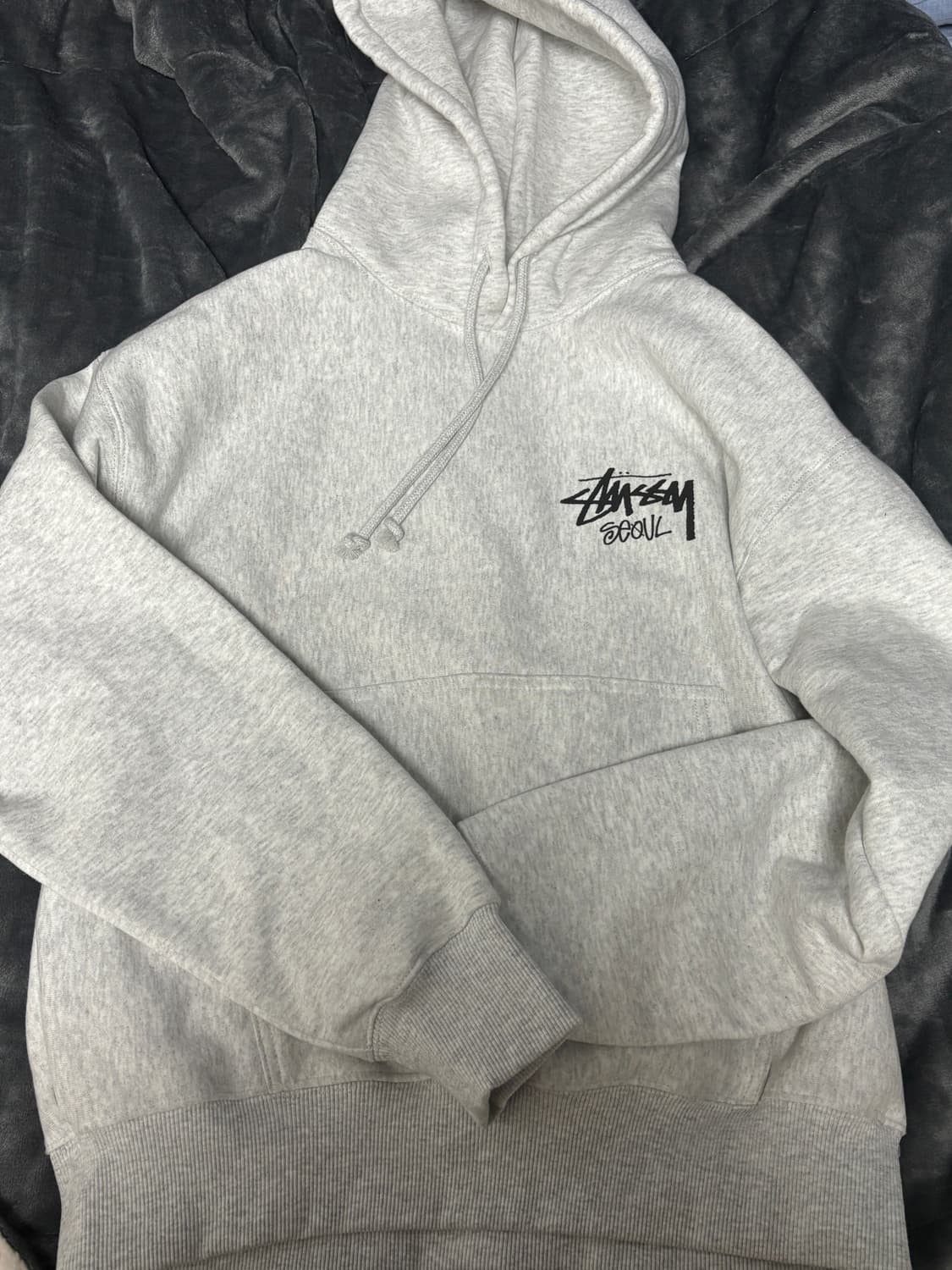 스투시 서울 후드 애쉬헤더 M 상품이미지2