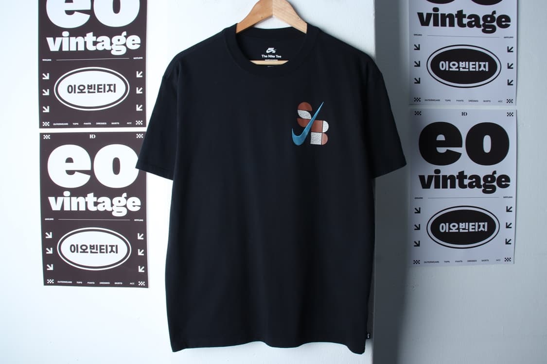 (L-XL) 나이키 반팔 티셔츠 SB스케이트보드 블랙 스트릿-H32435 상품이미지2