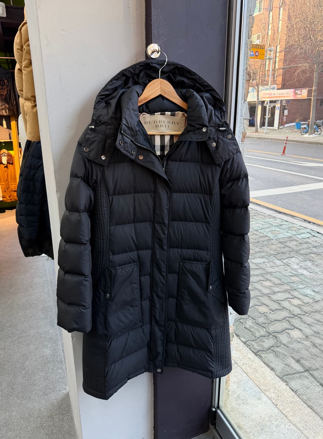 L/ 버버리 혹스히스 다운 롱패딩 자켓 상품이미지2