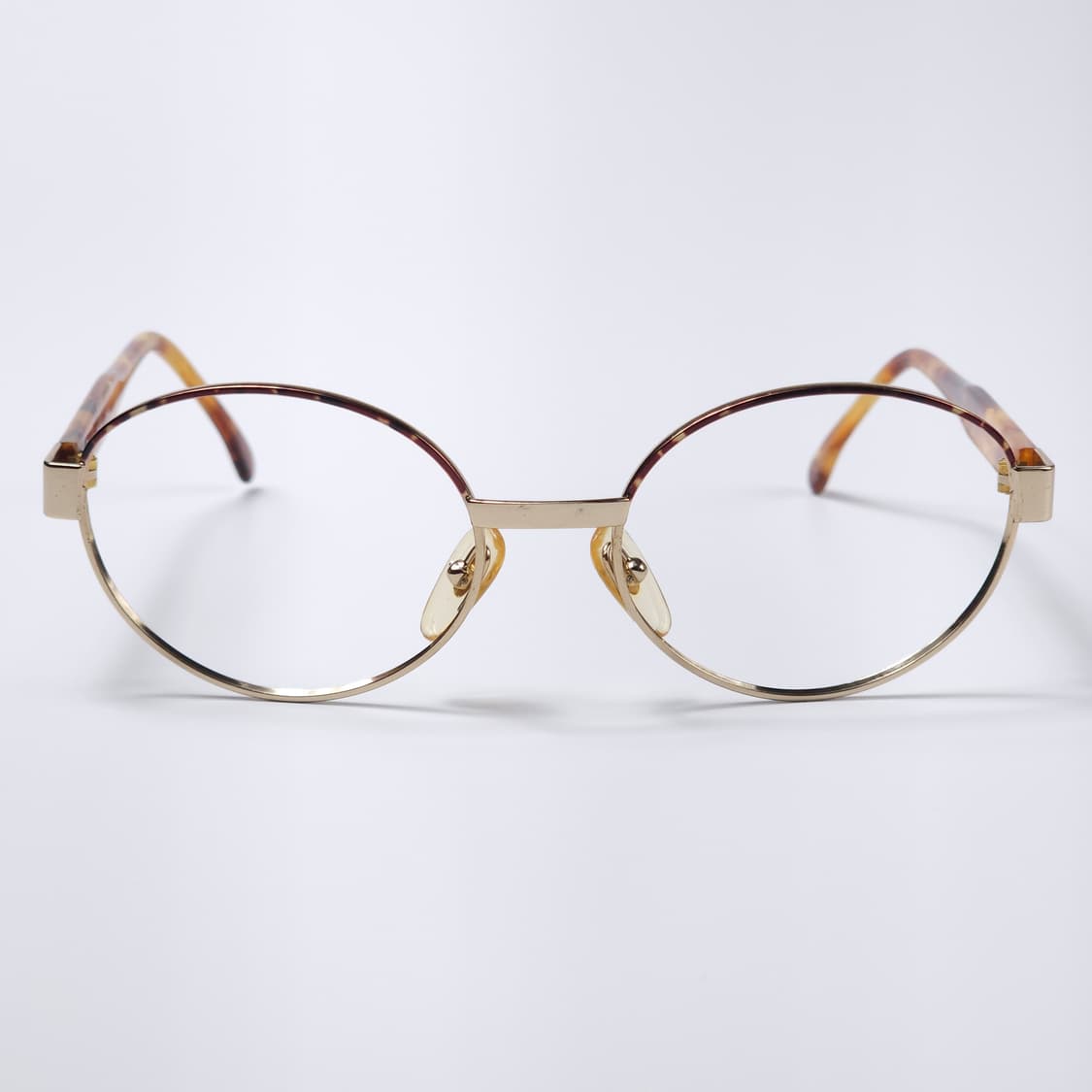 90년도 이태리 톨토이즈쉘 빈티지 오벌형 긱시크 안경 상품이미지2