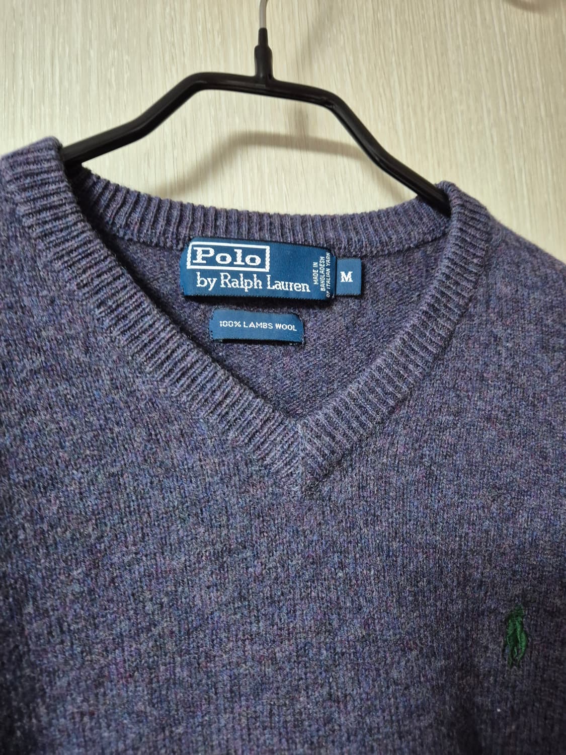 폴로 랄프로렌  램스울 니트 스웨터 M 상품이미지3