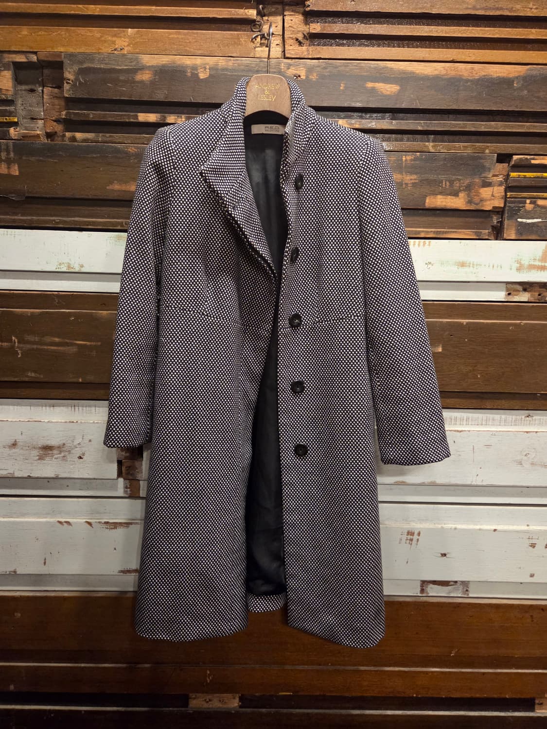 발렌티노 레드 트위드코트 상품이미지1