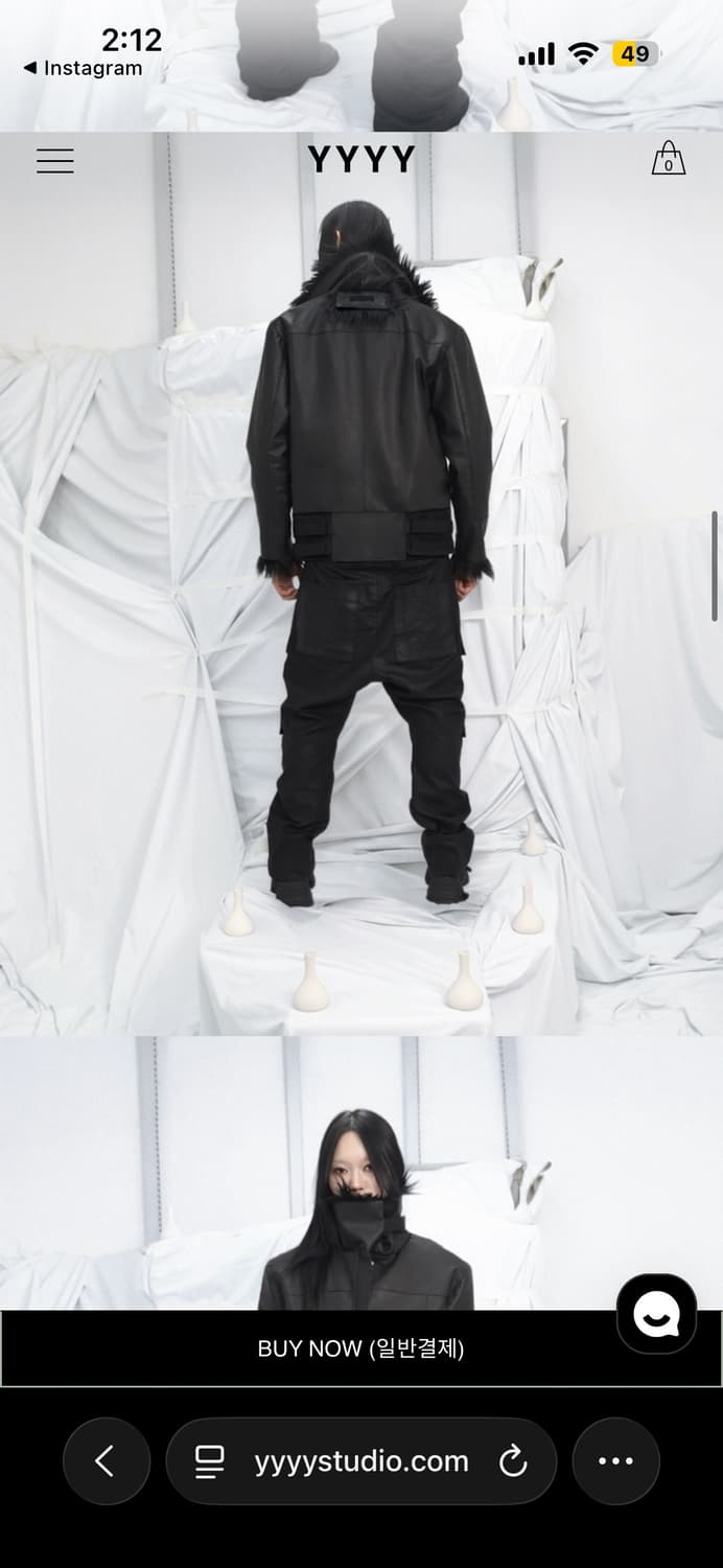 YYYY SILENT LONG-PILE FUR JACKET 2사이즈 상품이미지2