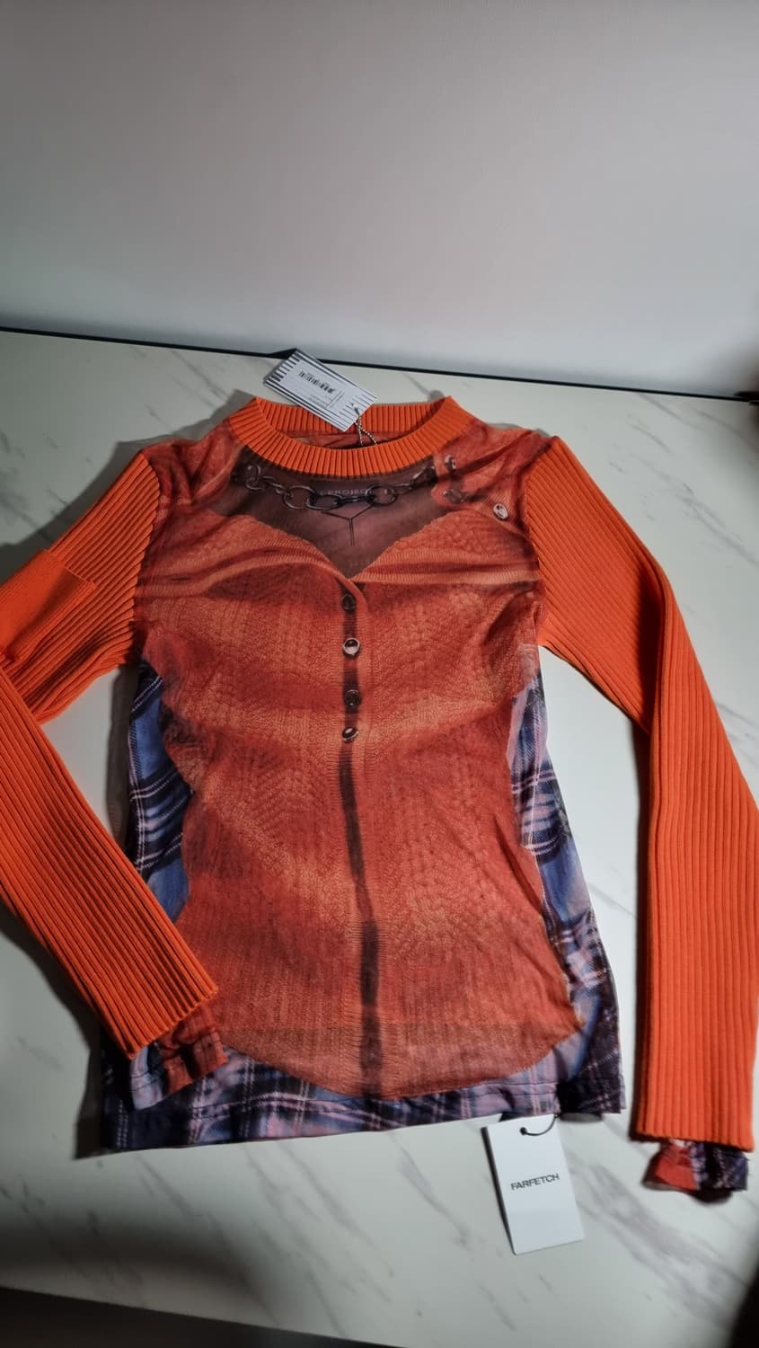 Y프로젝트 Jean Paul Gaultier 탑 오렌지 상품이미지10