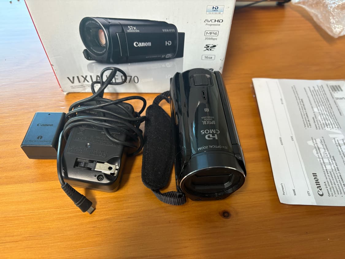 Canon vixia hf r700 [r70] 오픈박스 신품! 상품이미지2