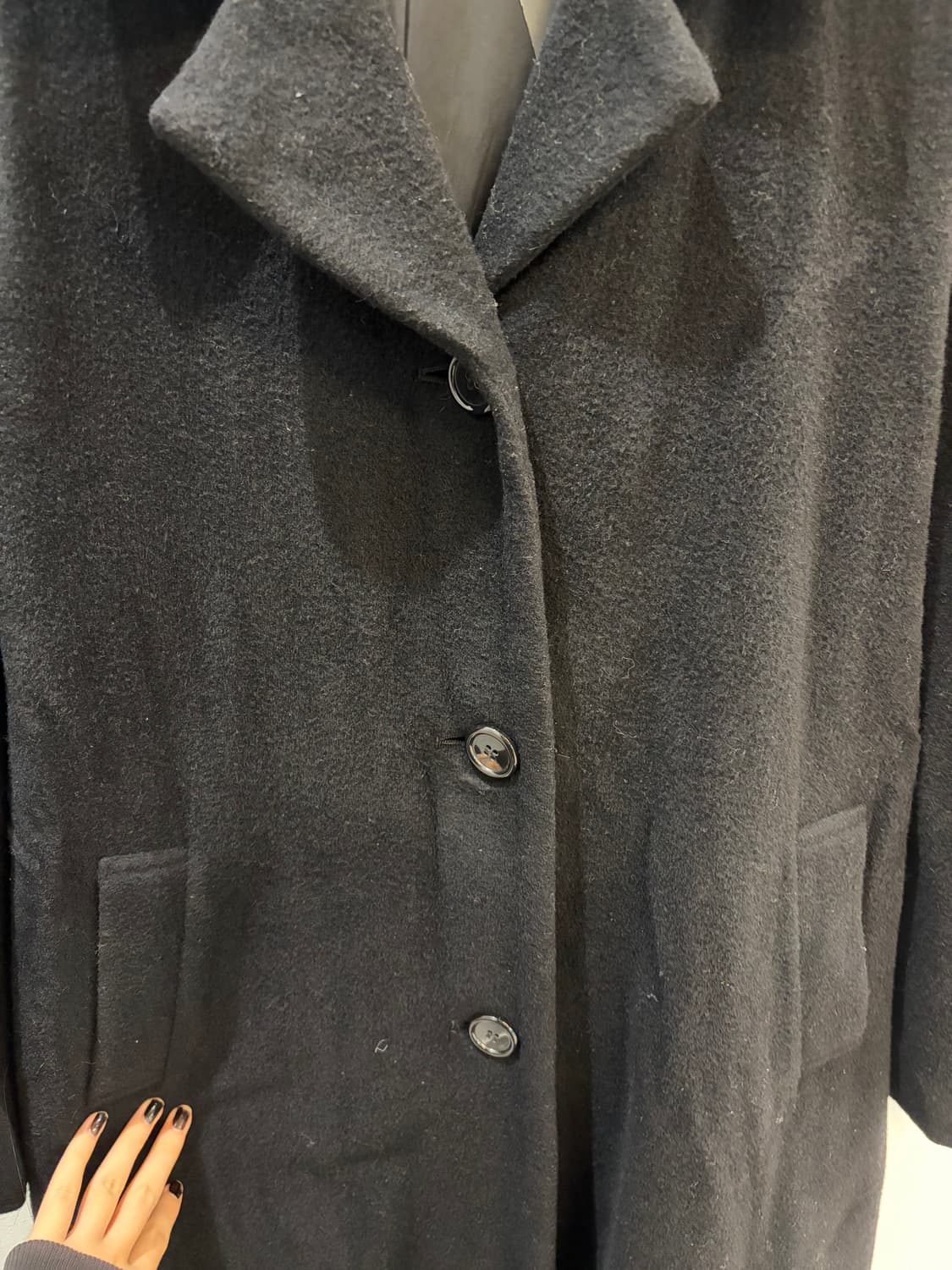 Workshop by Yohji Yamamoto Long Black Wo 상품이미지5