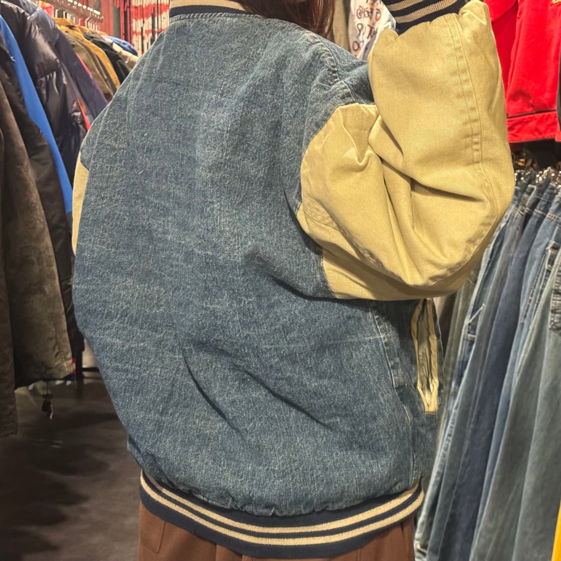 [IM] 데님 바시티자켓 상품이미지5