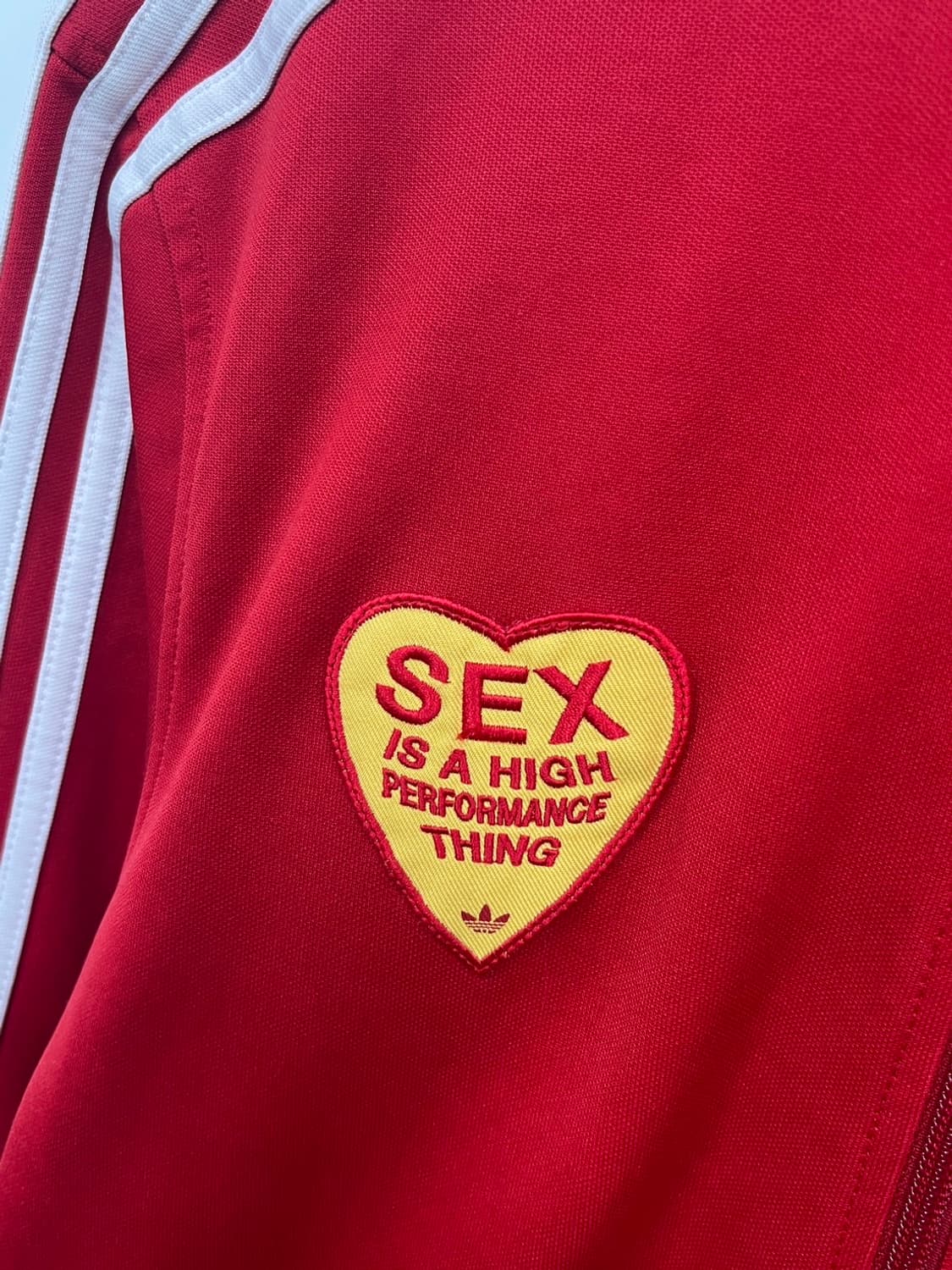 아디다스 제임스 헌트 하트 로고 희귀 레드 져지 상품이미지3