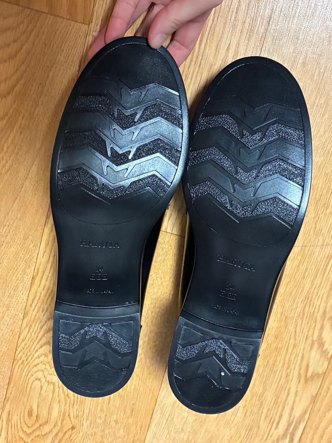 하루타 소가죽 페니로퍼 240 굽4.5cm 새상품  상품이미지3