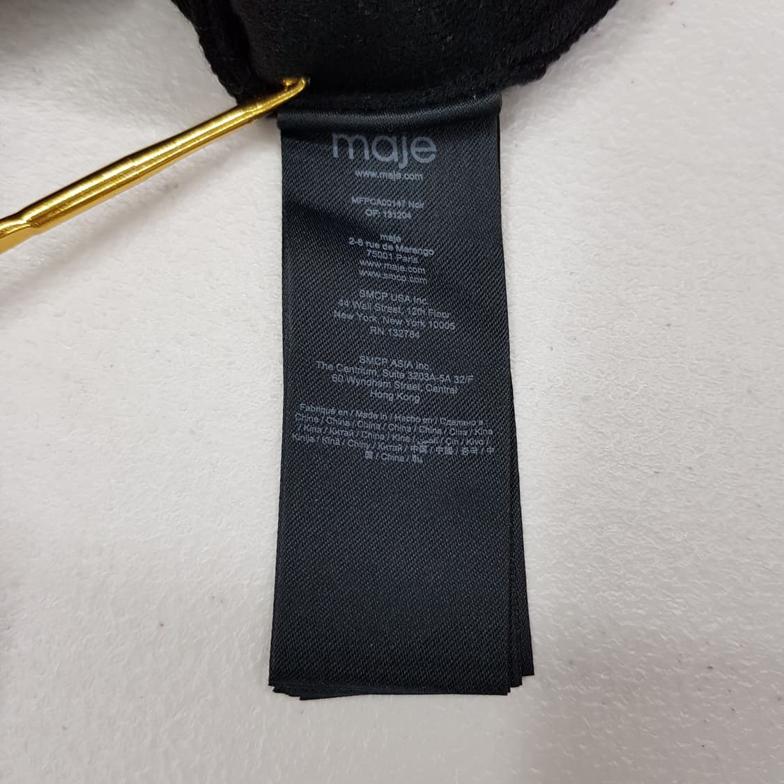 마쥬 maje  블랙 트위드 포인트 골드버튼 가디건 1사이즈 상품이미지8