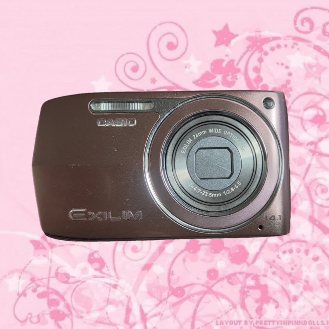 카시오 엑슬림 z2000 핑크 작례O 상품이미지1