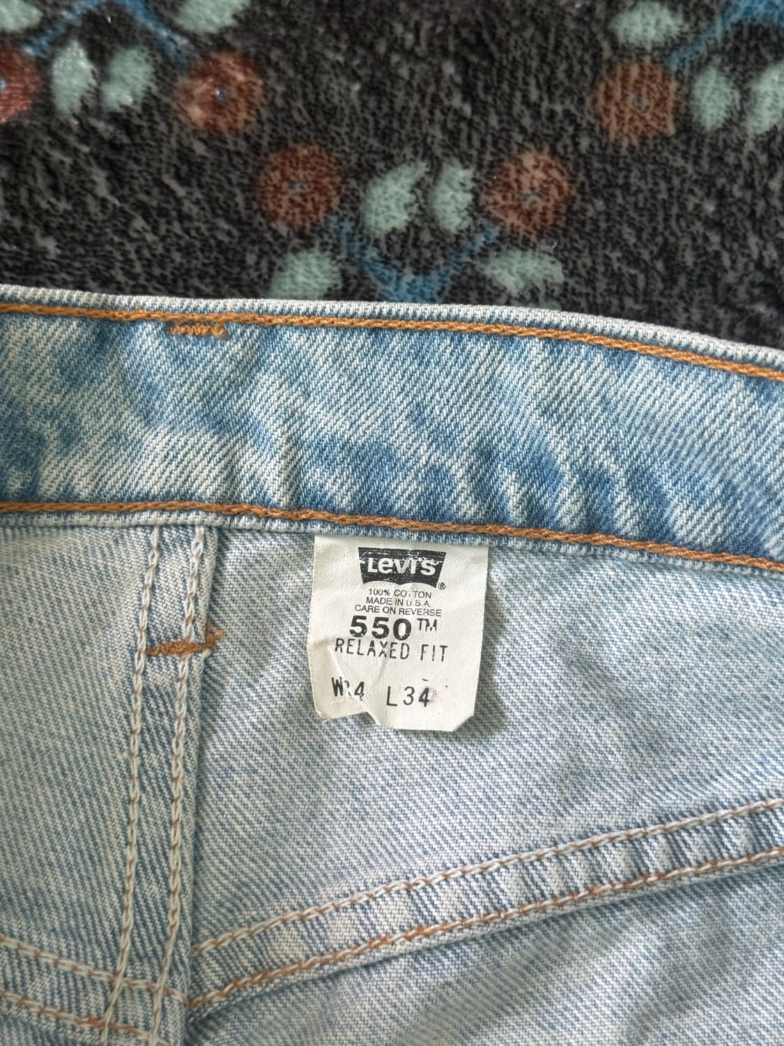 90s made in usa levis 550 34x30 상품이미지5