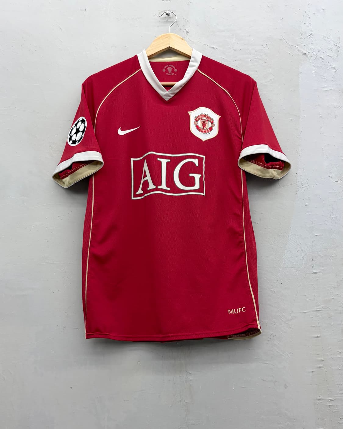 나이키 06-07 맨체스터 유나이티드 홈 챔스킷 박지성 상품이미지4