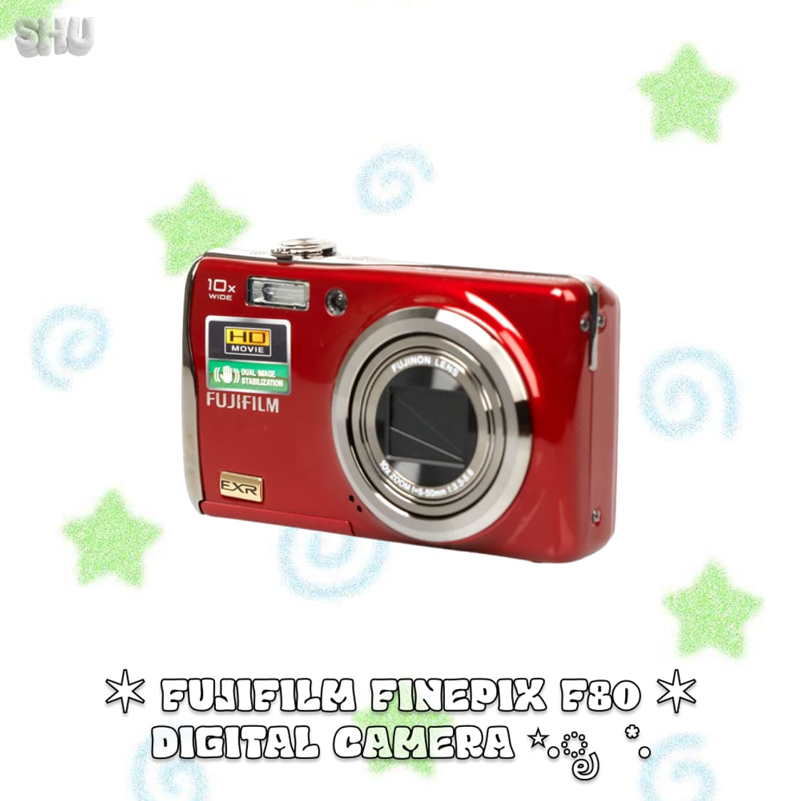 후지필름 파인픽스 F80EXR 빈티지 디카 레드 상품이미지3