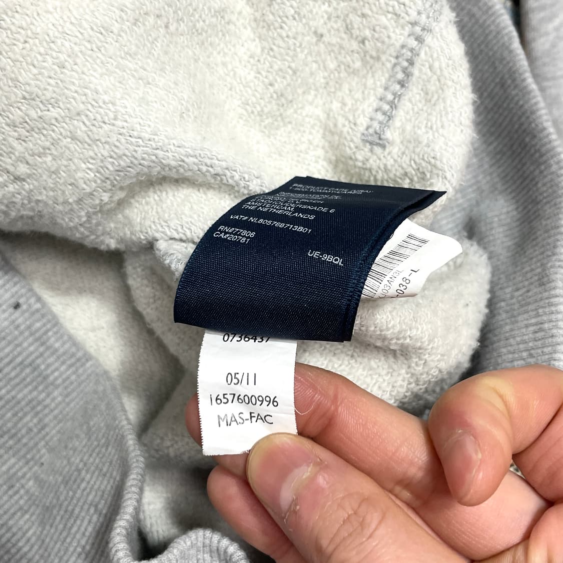 타미힐피거 그레이 후드집업 여성L 상품이미지7