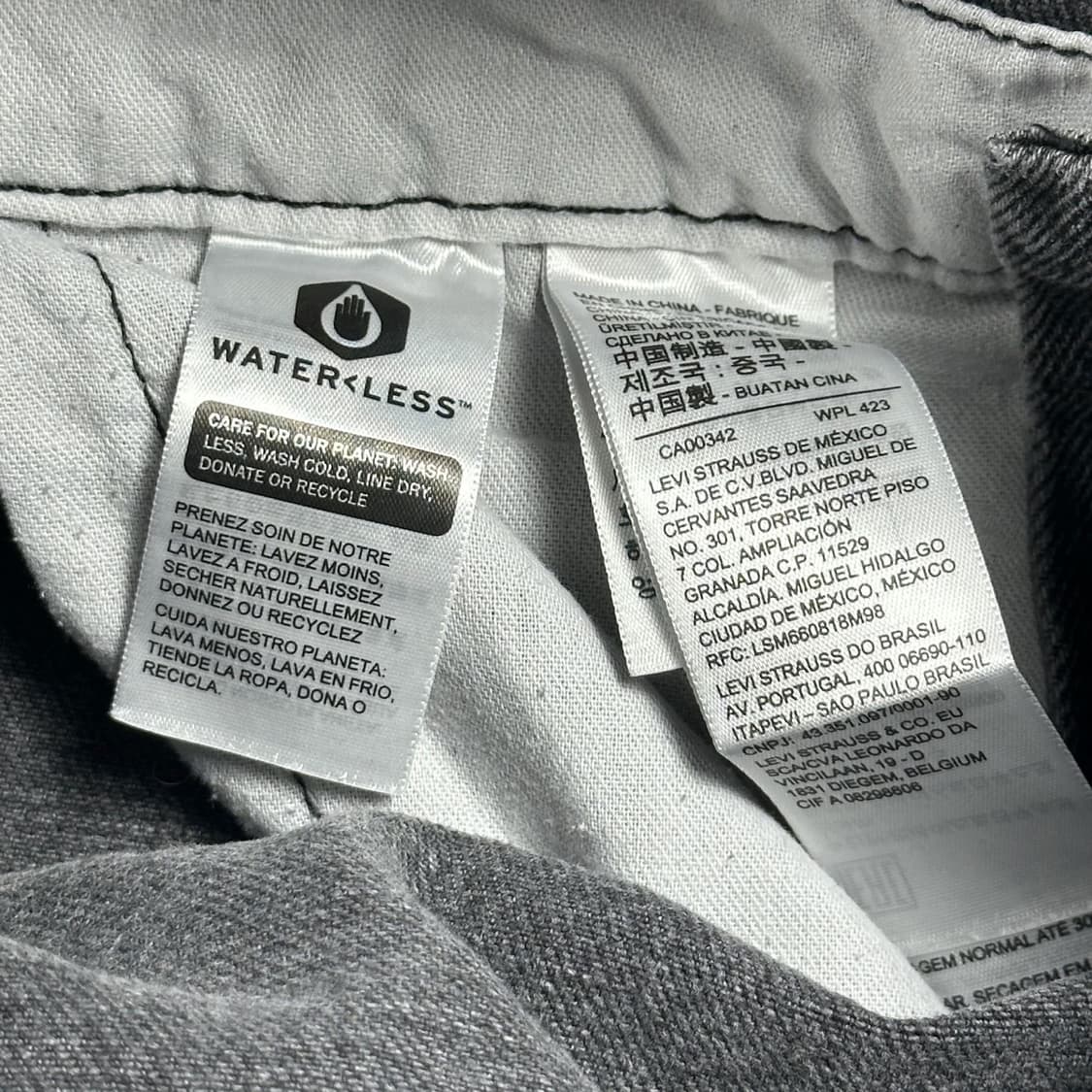 리바이스 오리지널 흑청 오버롤 멜빵바지 (XL) 상품이미지7