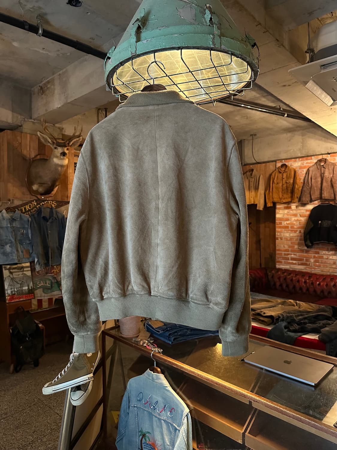 90s 빈티지 폴로 랄프로렌 A-1 스웨이드 레더 자켓 상품이미지5