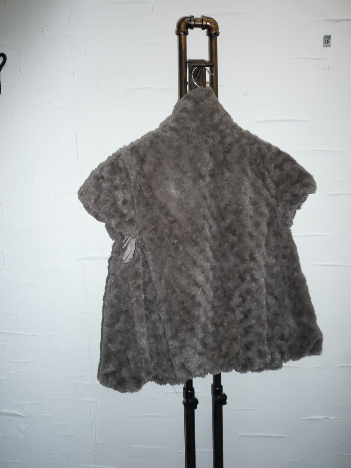 brown fur cap vest 상품이미지7