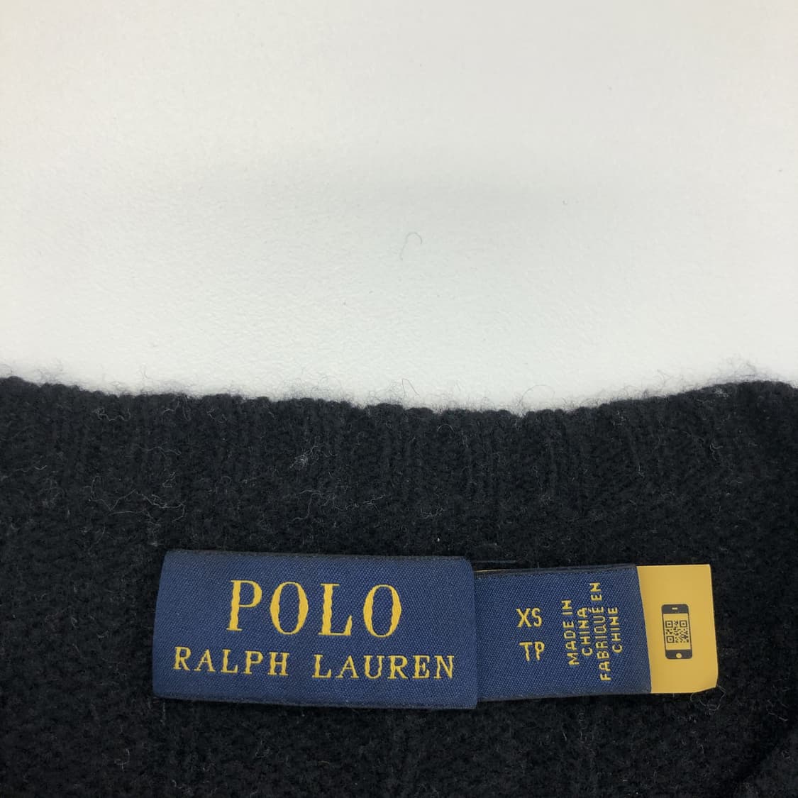 폴로 랄프로렌 QR 캐시미어 케이블니트 XS 상품이미지5