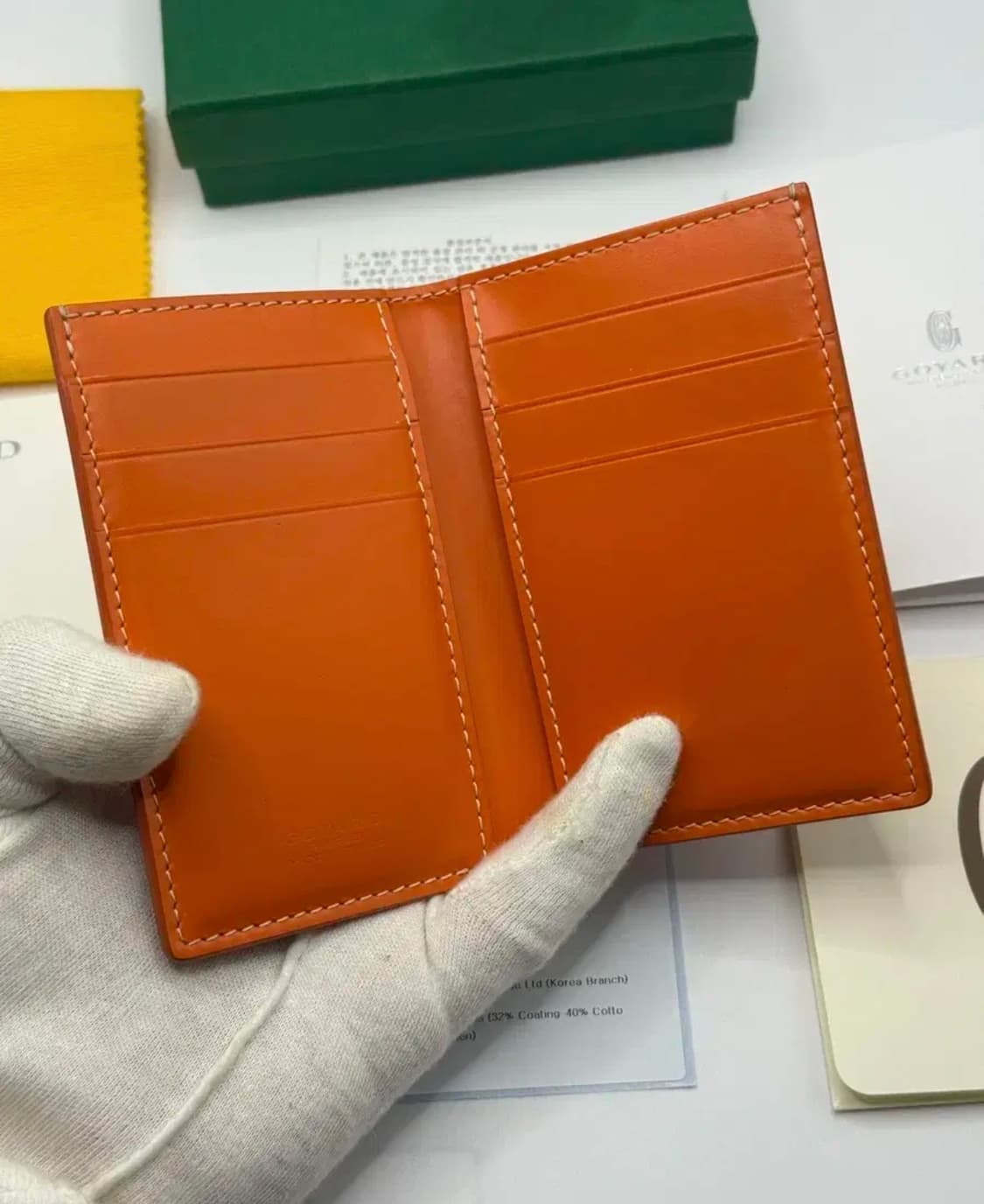 [정품/OS] 고야드 생피에르 오렌지 상품이미지4
