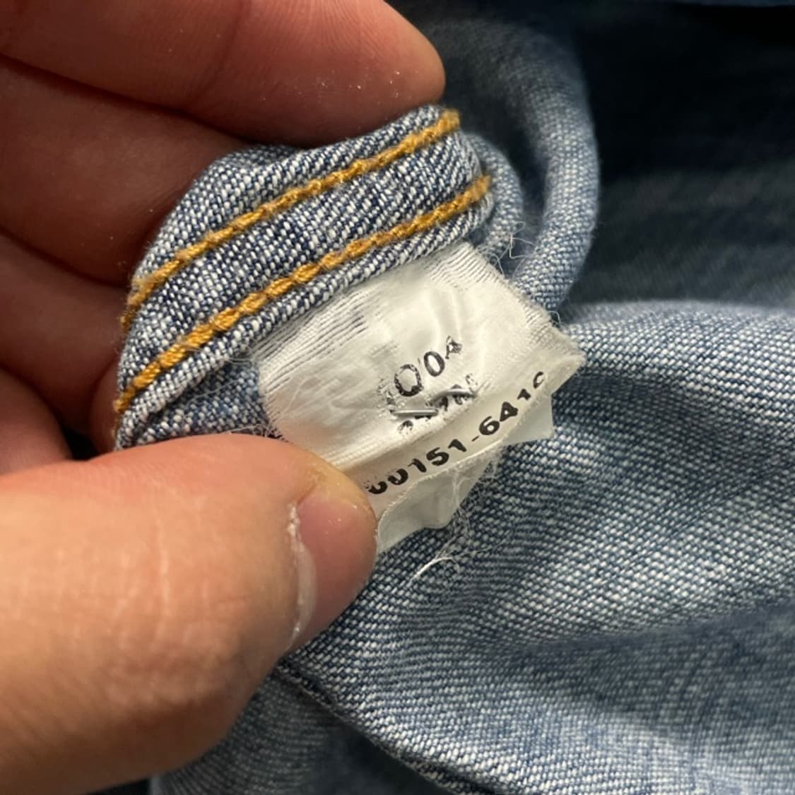 100 리바이스 데님셔츠  상품이미지4