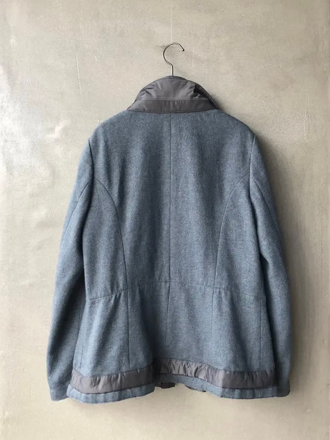 쁘렝땅 울 레이어드 자켓 점퍼 상품이미지2