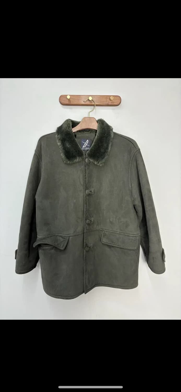 빌트모어 스웨이드 무스탕 하프 코트 H1917 상품이미지2