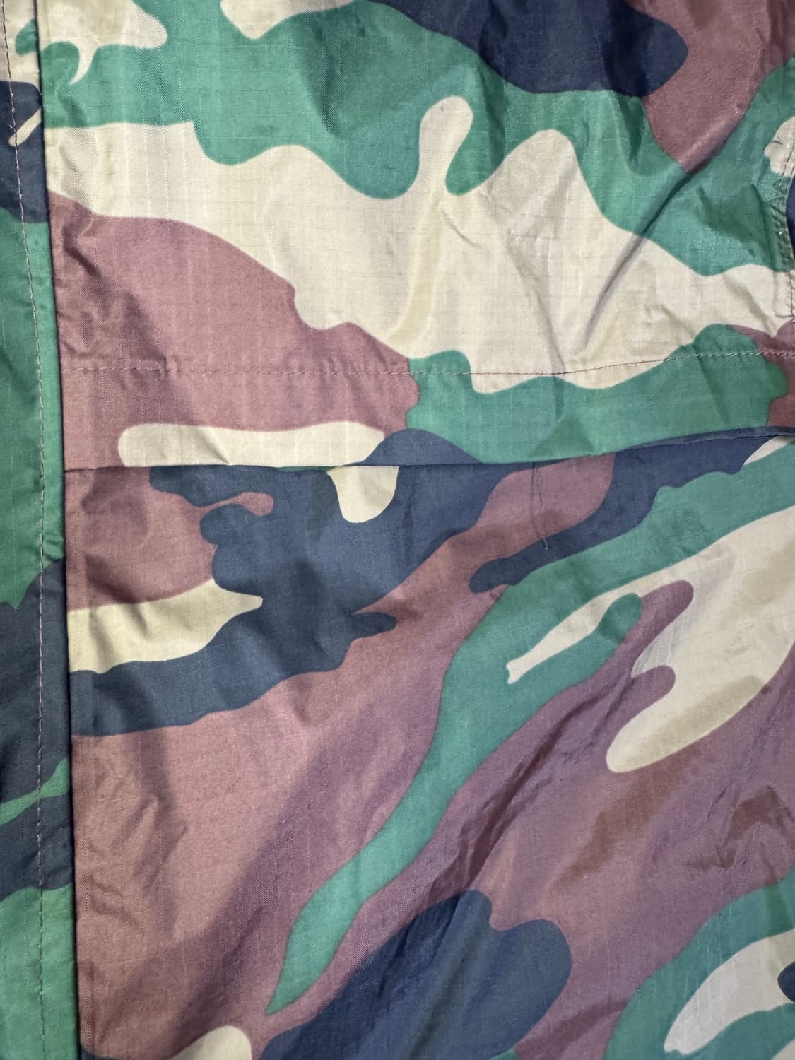 이븐리버 EVEN RIVER 밀리터리 립스탑 카모 자켓 XL 상품이미지2