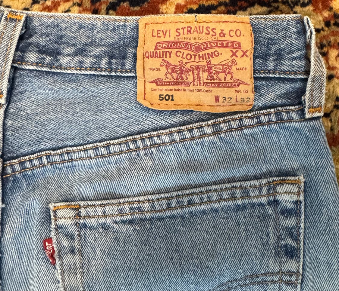 usa 빈티지 리바이스 501 데님 32(30~31추천) (541) 상품이미지3