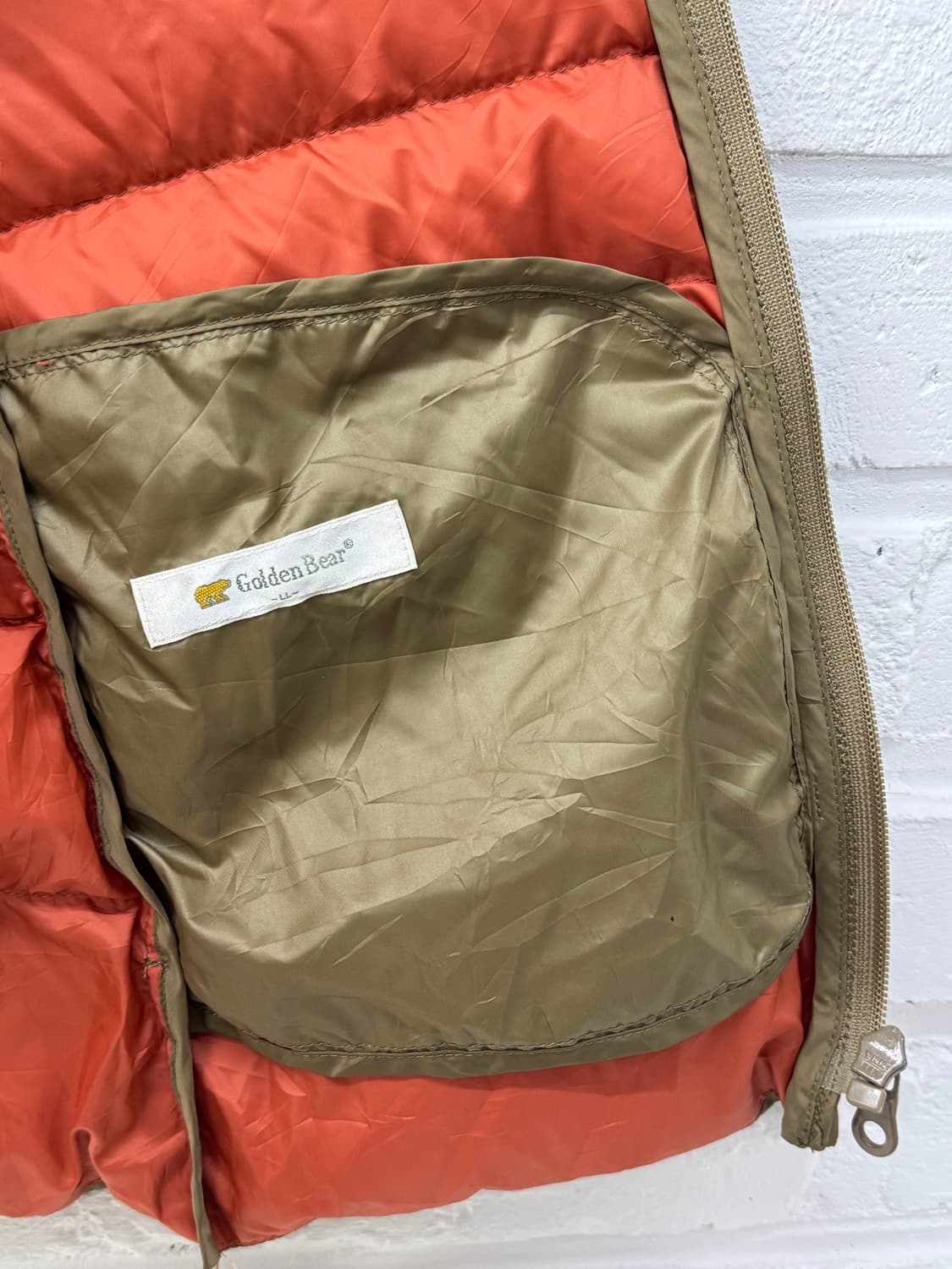 Golden bear 브라운 패딩베스트  상품이미지3