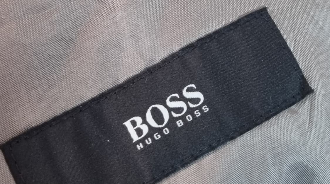 L (100) 휴고보스 그레이 버진울100% 블레이저 정장자켓 상품이미지3