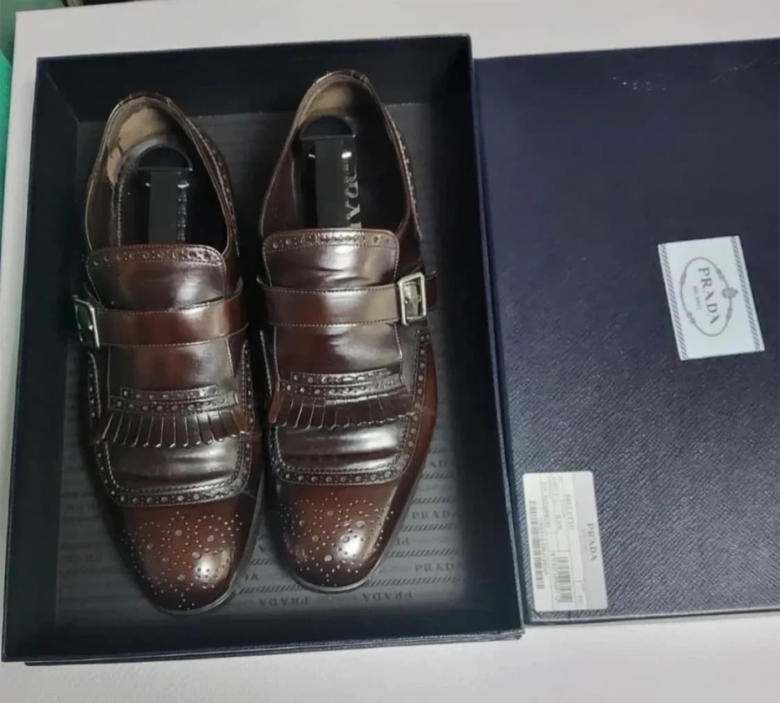 프라다 몽크 스트랩 슈즈 255 상품이미지1