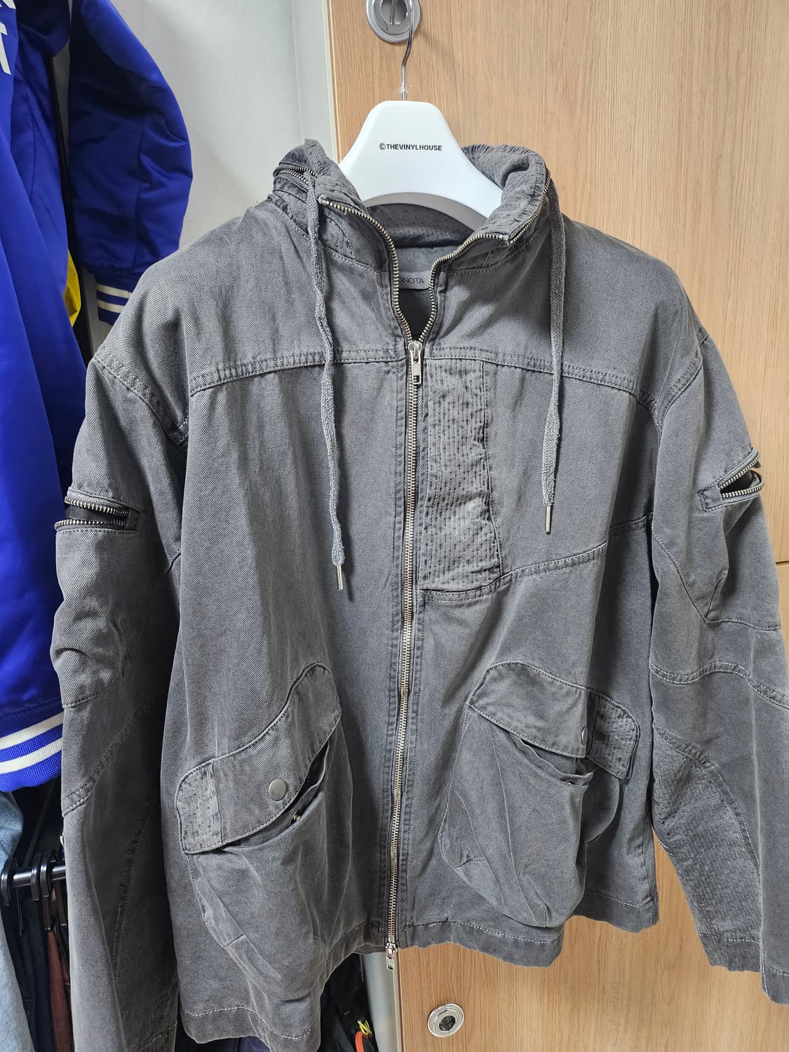 이그노타 코어:6 워시드 포켓 자켓 챠콜 상품이미지2