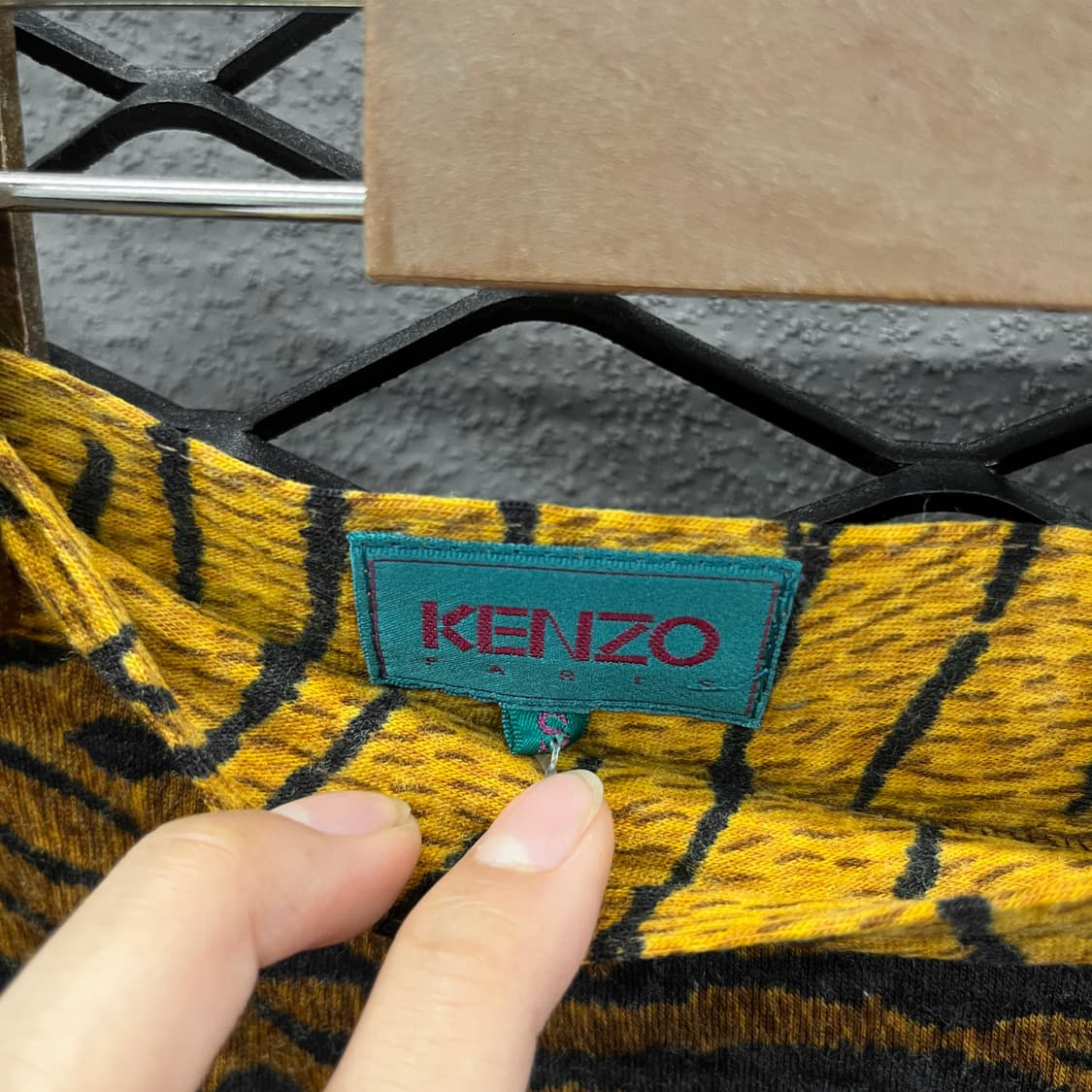 KENZO 겐조 롱 스커트 애니멀 프린트 지브라 패턴 치마 상품이미지6