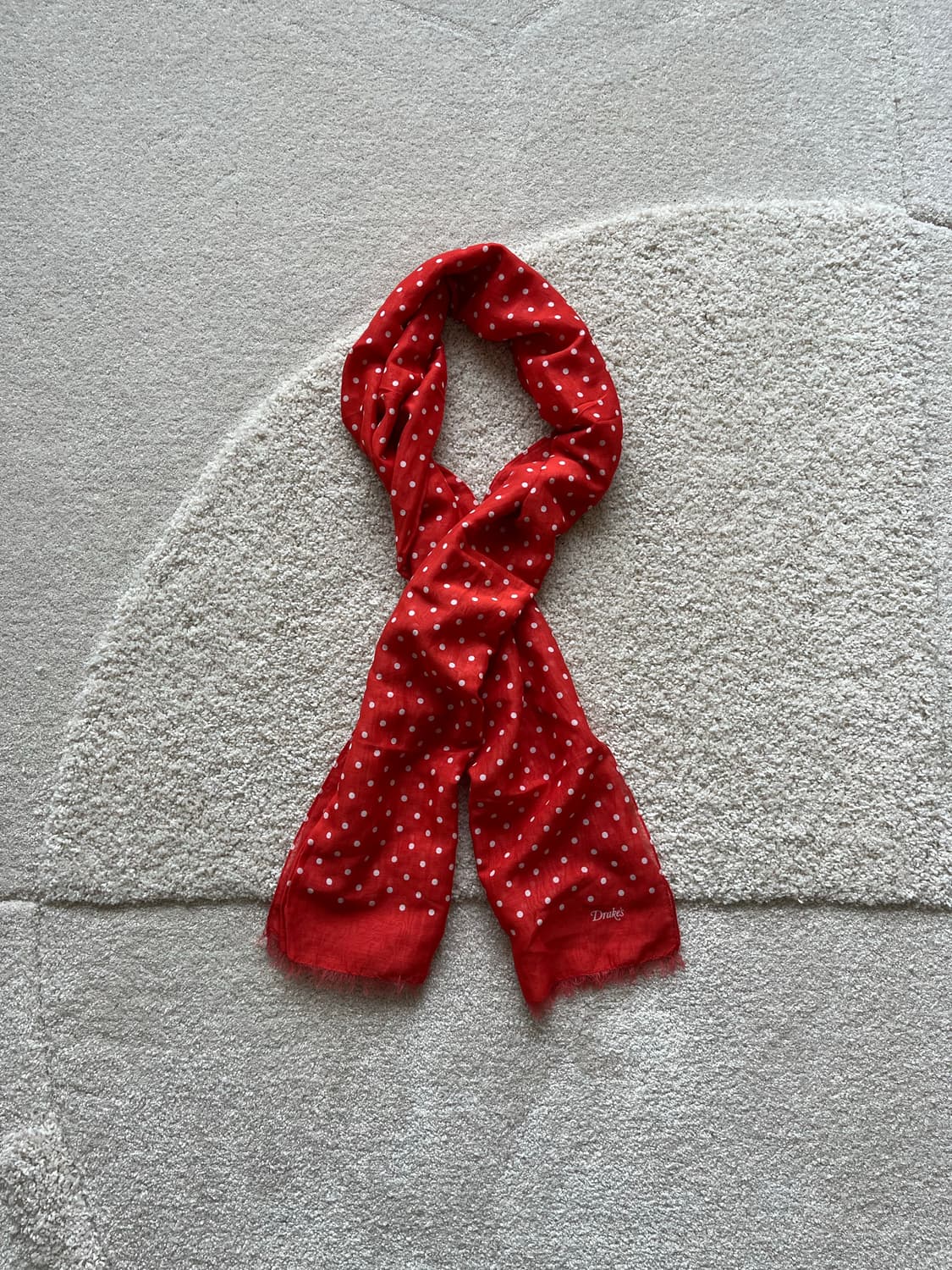 드레익스 도트 실크 블랜드 스카프 상품이미지7