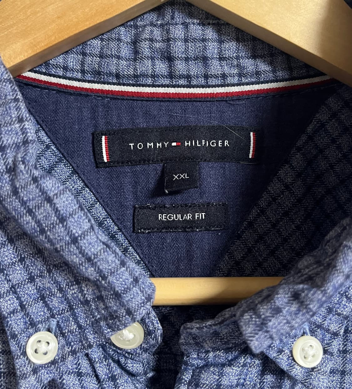 타미힐피거 오버핏 체크셔츠 남방 2XL 상품이미지5