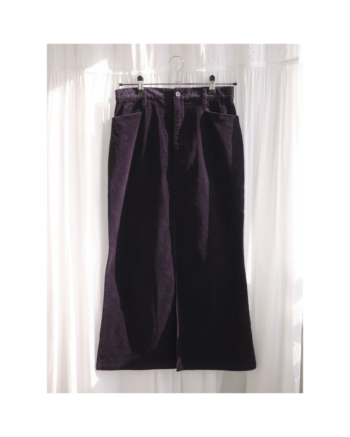 Deep purple skirt 상품이미지2