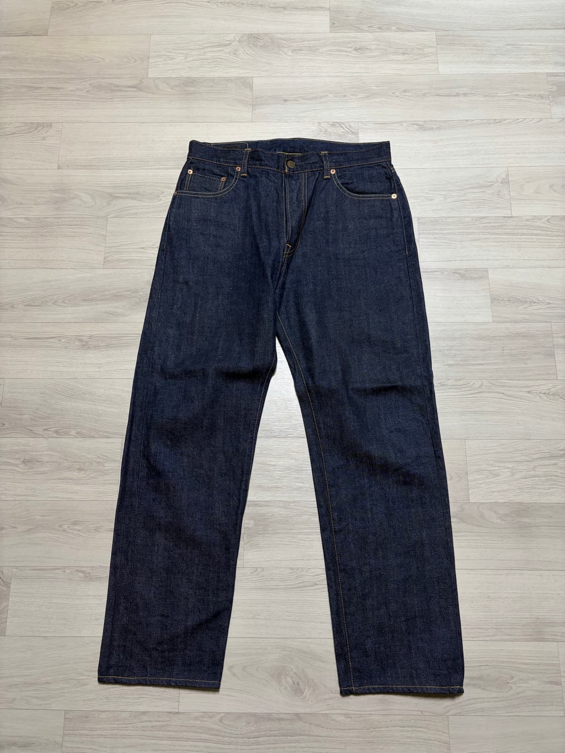 데밀 012D 셀비지 데님 팬츠 32사이즈 판매 상품이미지1