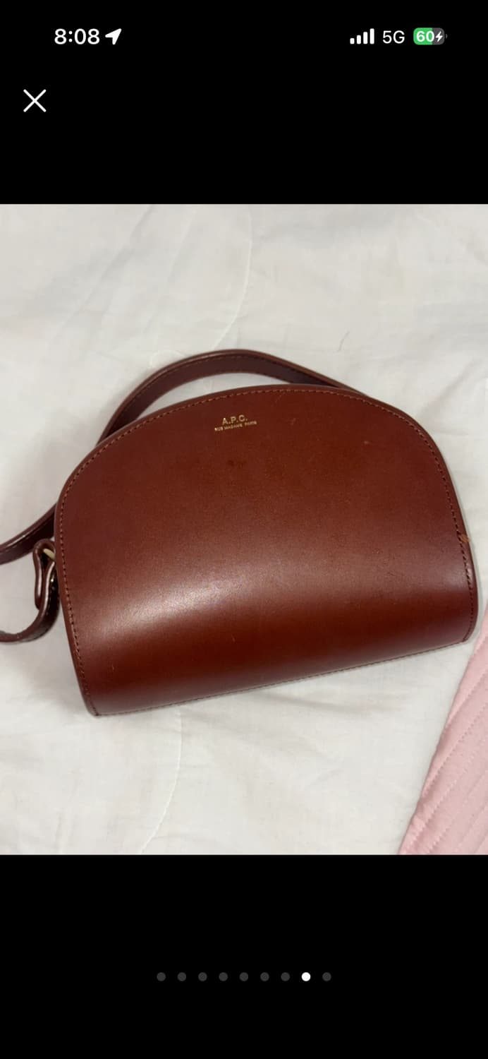 APC 아페쎄 하프문 크로스백 상품이미지8