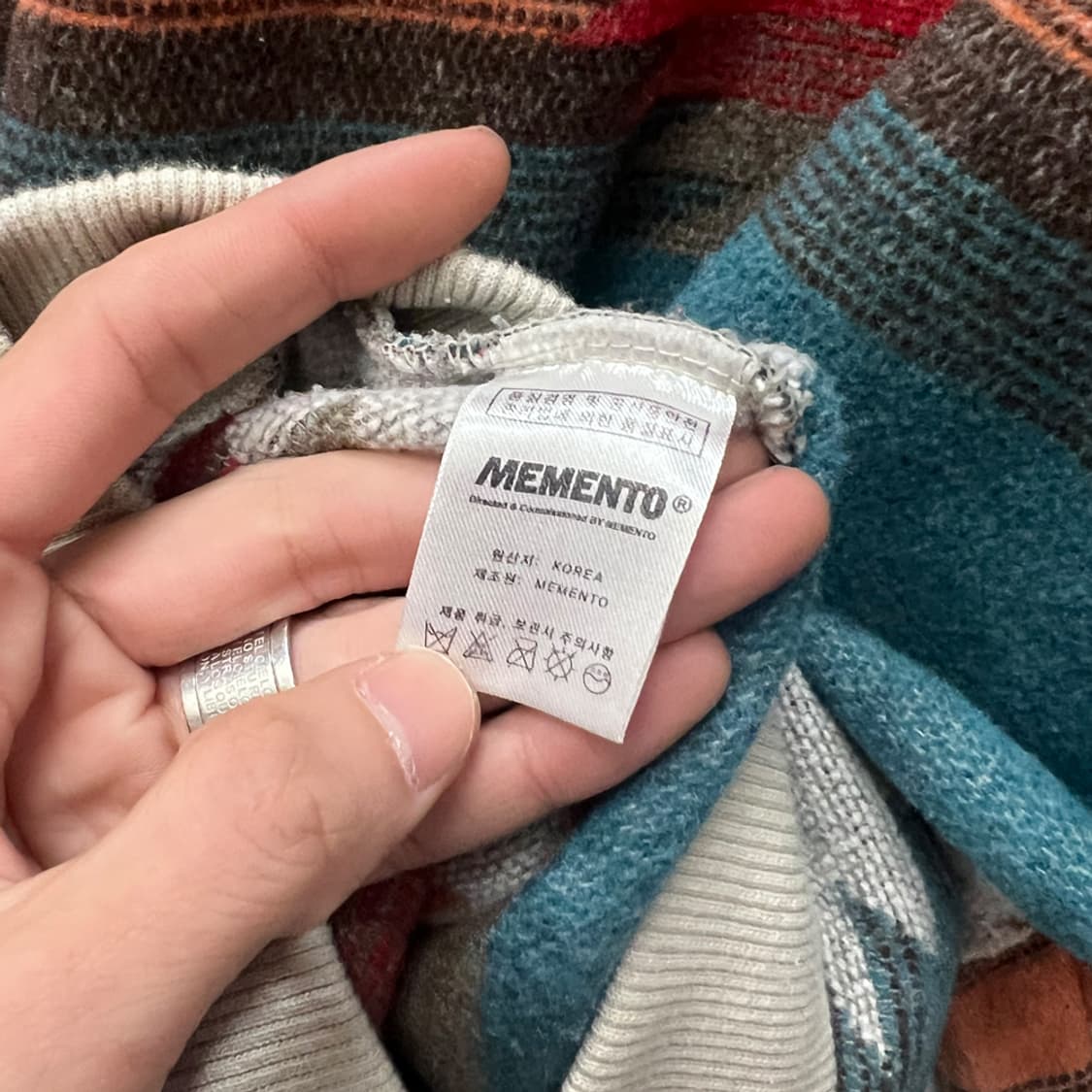 VTG 메멘토 아즈텍 니트 FREE 상품이미지4