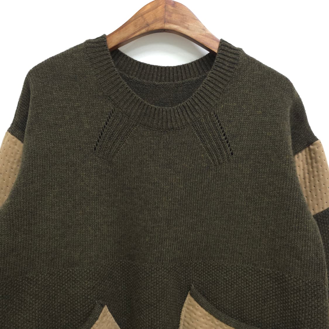 브라운 포켓 빈티지 니트 상품이미지3