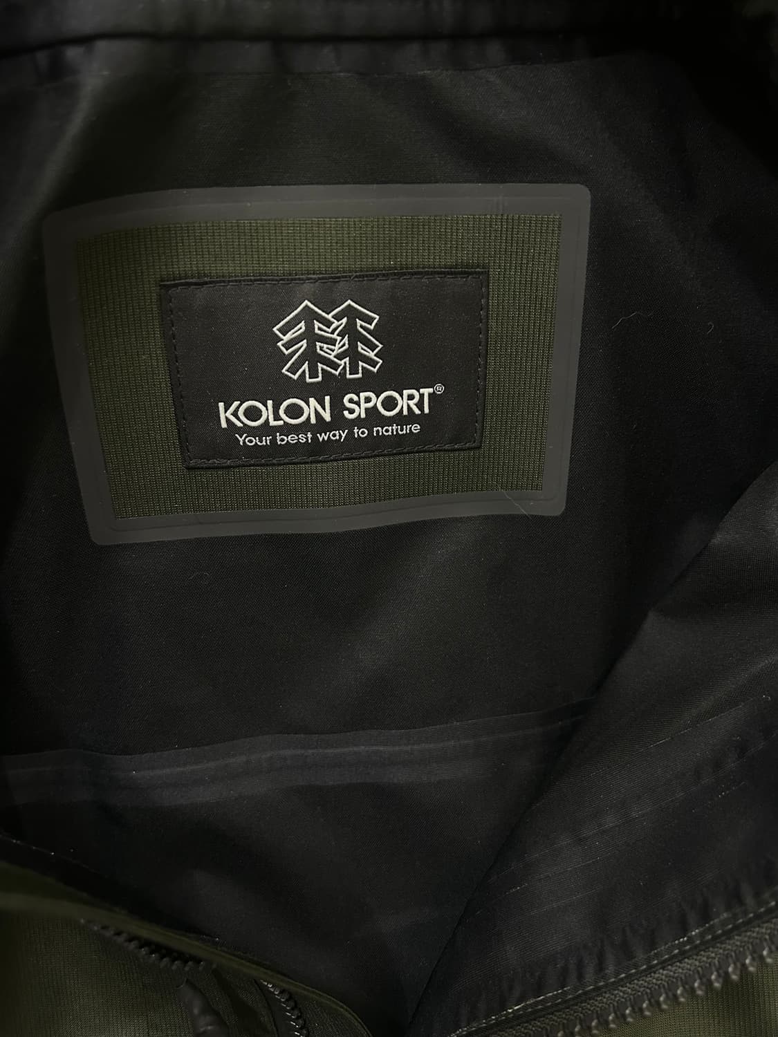 [L]코오롱 사파리 3L 방수 자켓/카키 상품이미지6