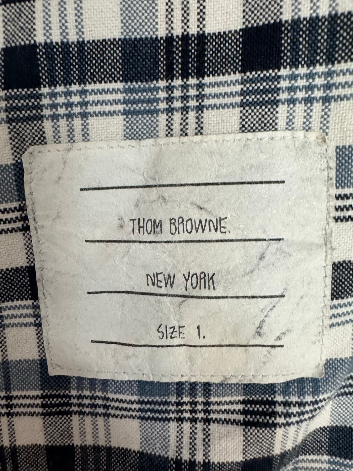 Thom Browne 톰브라운 체크 셔츠 상품이미지7