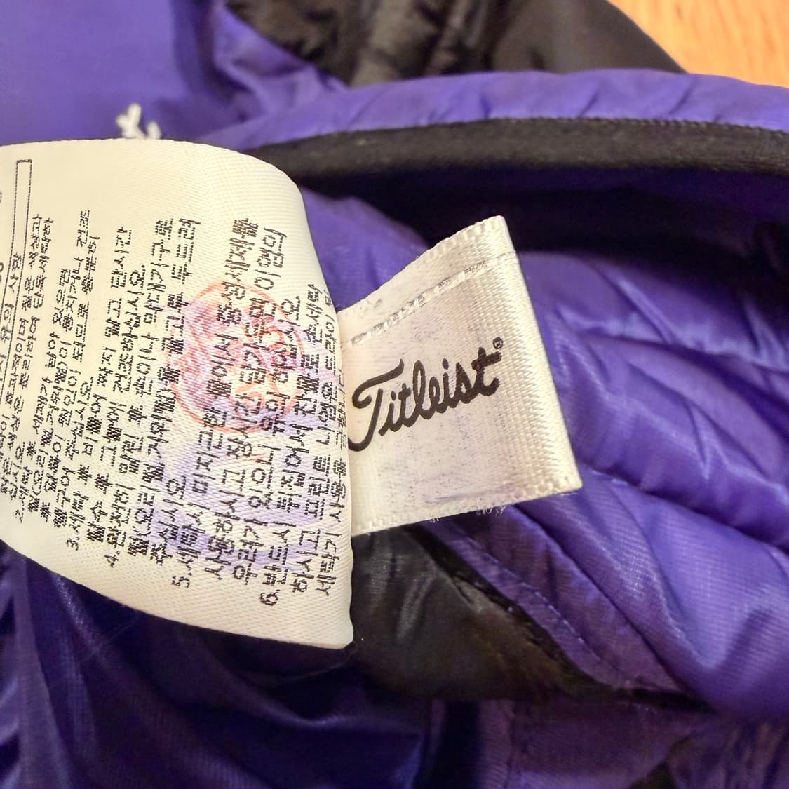 타이틀리스트 구스다운 경량 패딩 상품이미지5