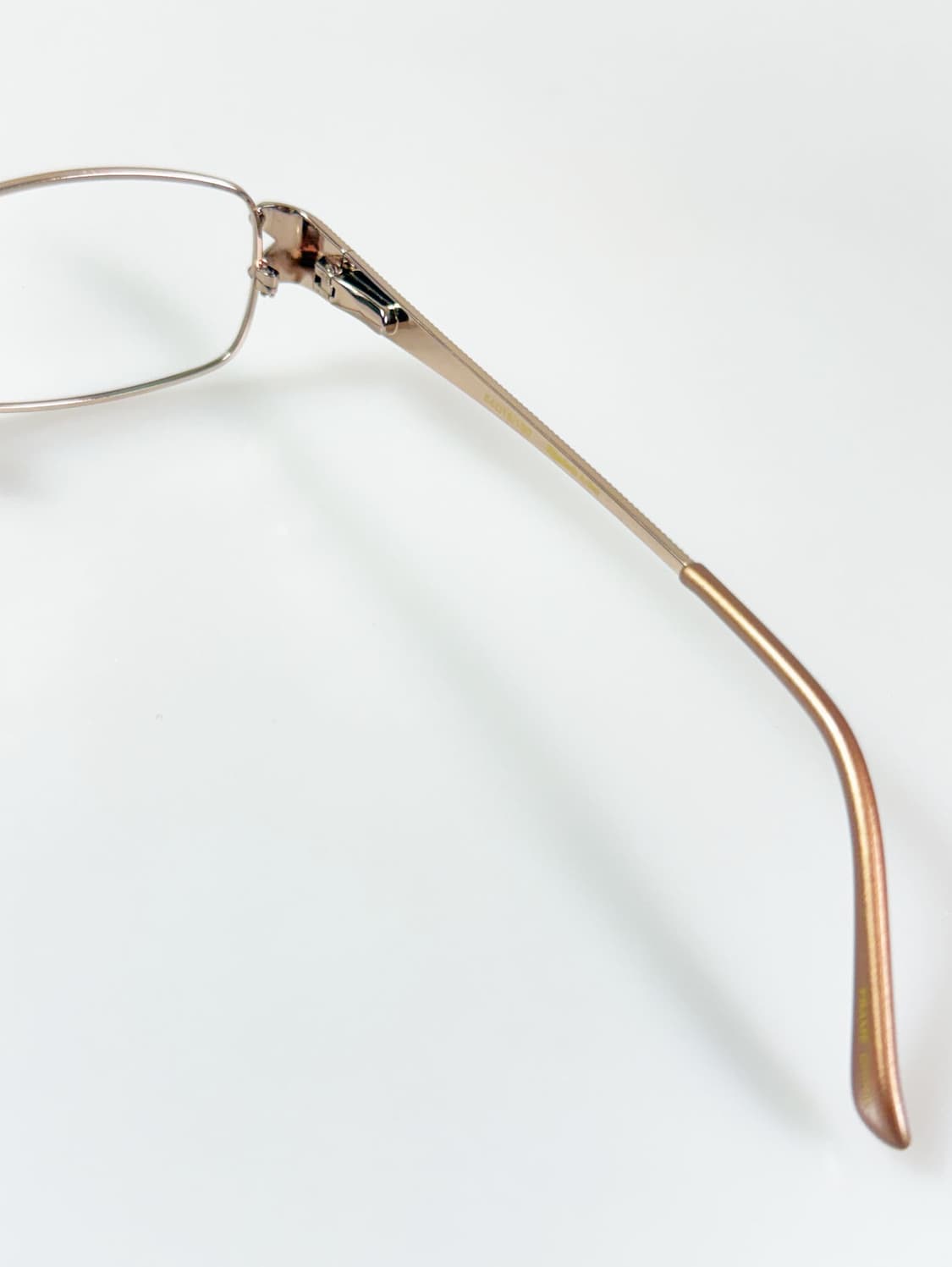 ELIZABETH ARDEN 로즈골드 슬림 스퀘어 메탈 빈티지 안경 상품이미지6