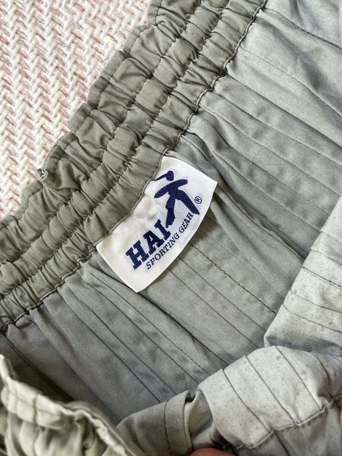 이세이미야케 하이 스포르팅 기어 버티컬 텍스처 밴딩 롱 스커트 상품이미지3