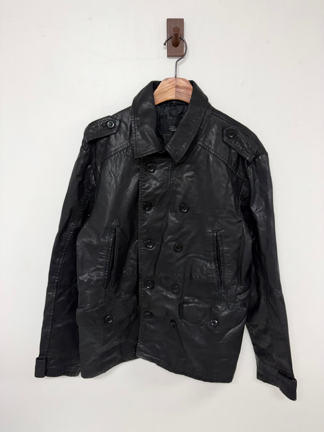 xl) 자라 맨 가죽 자켓 상품이미지1