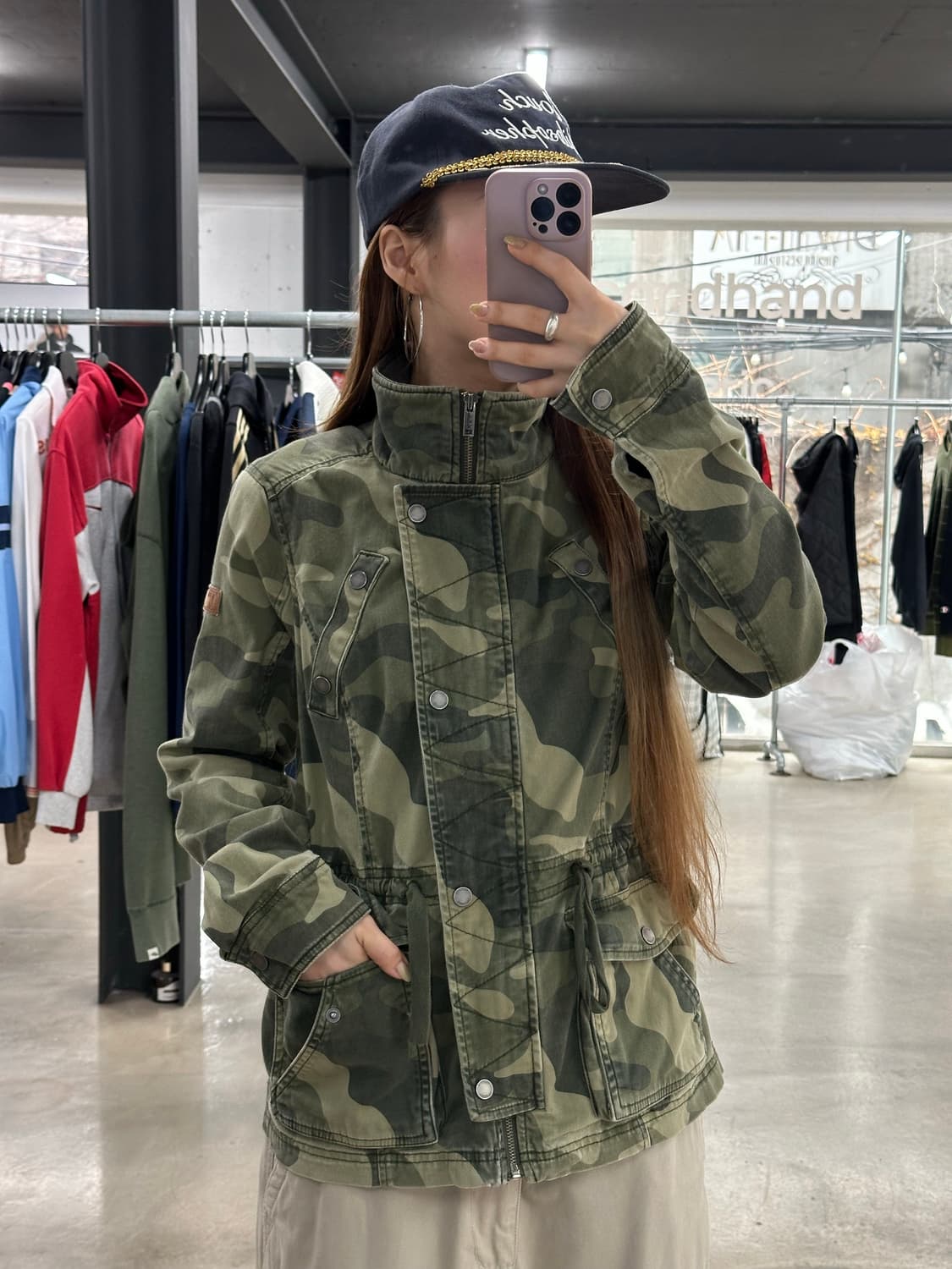 홀리스터 하이넥 헤리티지 밀리터리 자켓 상품이미지1